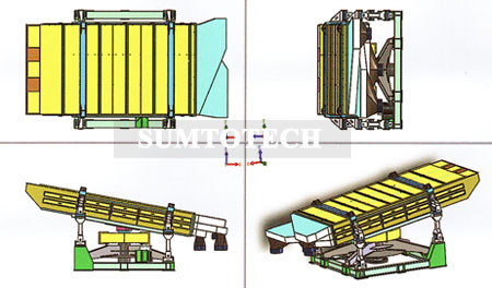 particle board screen machine